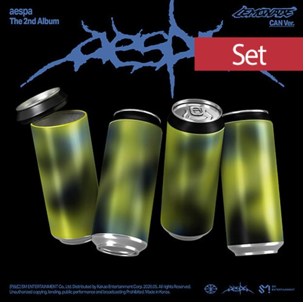 

[pre-order] aespa 2nd Full Album LEMONADE CAN Ver. Smart Album Set 1 set