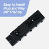 Front Left Power Seat Adjuster Switch 10-Pin Connector Compatible with 2007-2012 Nissan Altima 2.5L / 3.5L / Hybrid, Sedan & Coupe, Driver Side