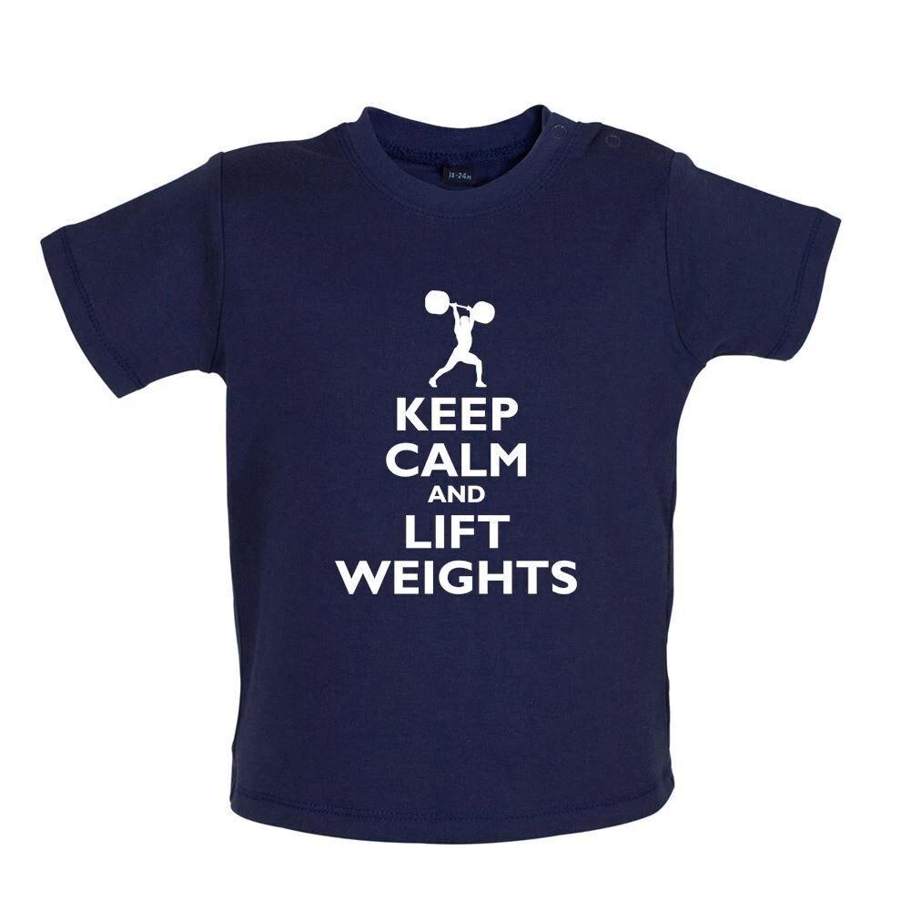 Keep Calm And Weightlifting - Kids T-Shirt / Bodysuit - Weightlifting 150