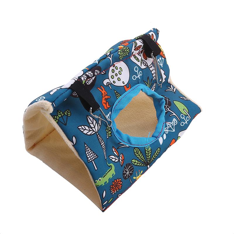 1 Stück Vogelnesthöhle, Dreieckige Belüftete Warme Hängematte für Pfau, Graupapagei, Vogelkäfig-Anhänger, Dekoratives Nest, Schlaflebensraum