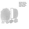 Cactus Die Cut, Scrapbooking Metal Cutting Dies, Cute Potted Cactus Die for Craft Paper Photo Album DIY Scrapbooking Embossing