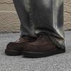 Large size retro derby shoes big head British platform heightening casual leather shoes