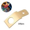 100Pieces Without Insulated Male To Male Electrical Adapters With High Conductives Brass for Electronics and Solar