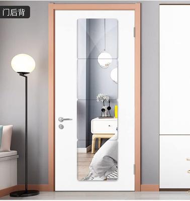 Acrylic4PCS Glass Wall Mirror Full Length, Cheap Over / On Door,  Shatterproof Mirrors for Home Gym Workout Non javascript:Glass
