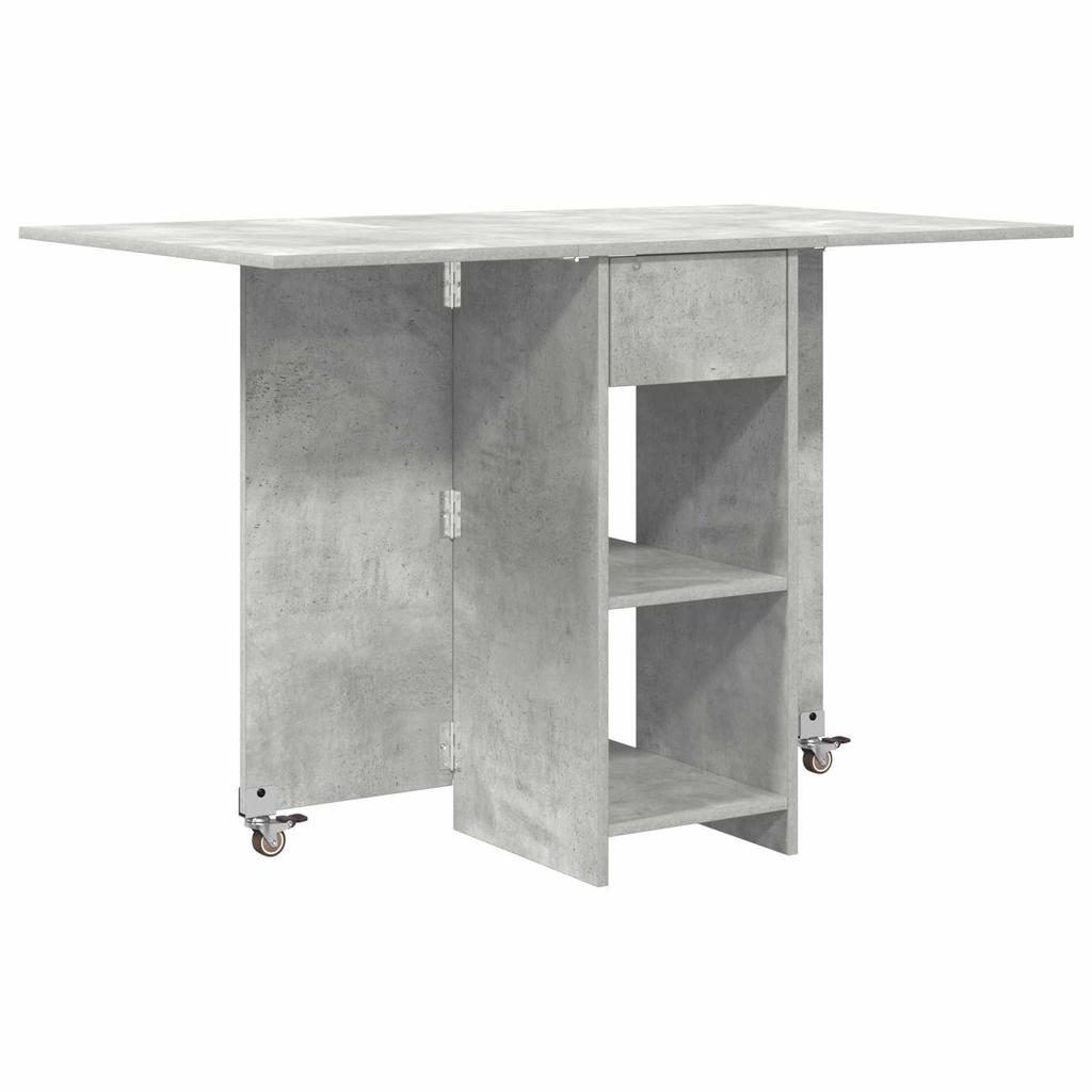 Dining Table 115 x 70 x 75 cm Particleboard Concrete Grey Rectangular