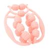 15 Wheels Muscle Roller Multipurpose Use Circular Leg Clamps Handheld Massage Roller  Home Use