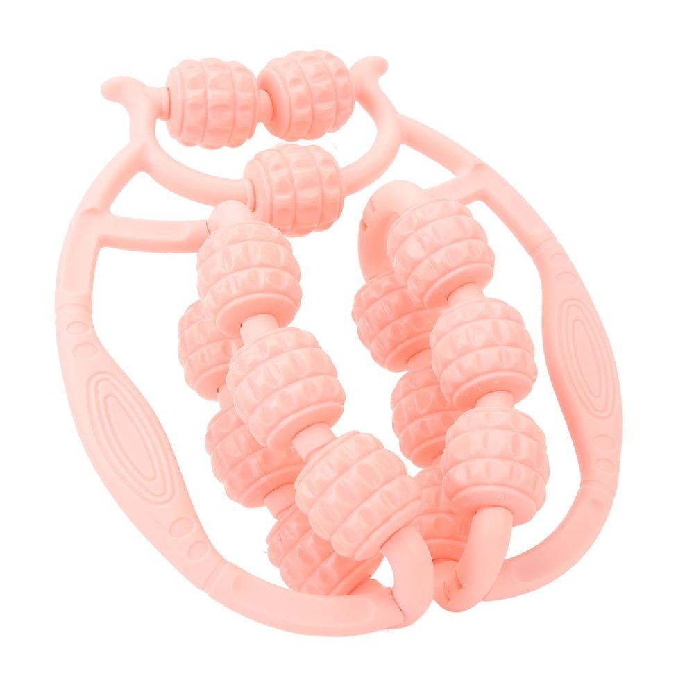 15 Wheels Muscle Roller Multipurpose Use Circular Leg Clamps Handheld Massage Roller  Home Use