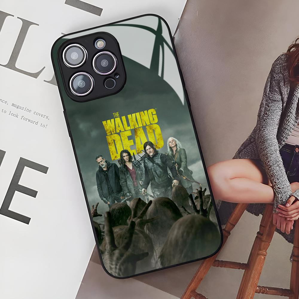 

The Walking Dead Phone Case for Iphone 17 Air 16 15 14 12 11 13 Pro Max Mini Se Puls glass Cover iPhone 13 Pro Max