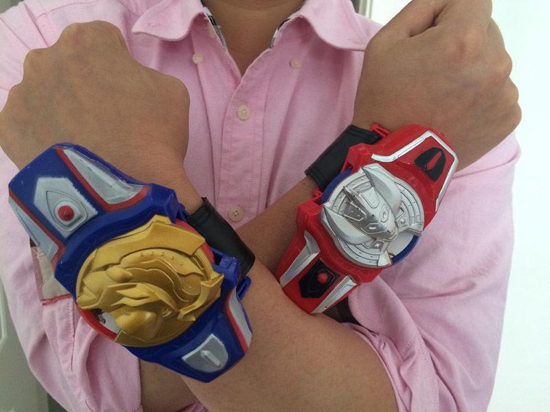 Galaxy Victory Transformation Toy: Ultra Fusion Sound & Light Bracelet for Boys
