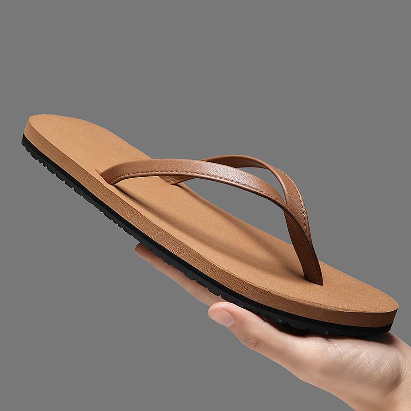 Men Flip Flop Sandals Lightweight Soft Toe Post Non Slip Sole For Beach Shower Summer Outdoor Casual Daily Wear Lightweight