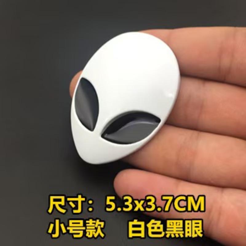 Alien Avatar Metal Sticker Modification Alien Car Sticker Personalized Label Decorative Sticker Metal Label