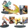 10-22cm Demon Slayer Anime Figure Kamado Tanjirou Agatsuma Zenitsu Kyoujurou Anime PVC Model Action Figure Collection Toy Gift