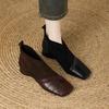Single Shoes for Women In Autumn and Winter, Square Toe, Thick Heel, New Style, Versatile Shoes, Ankle Boots