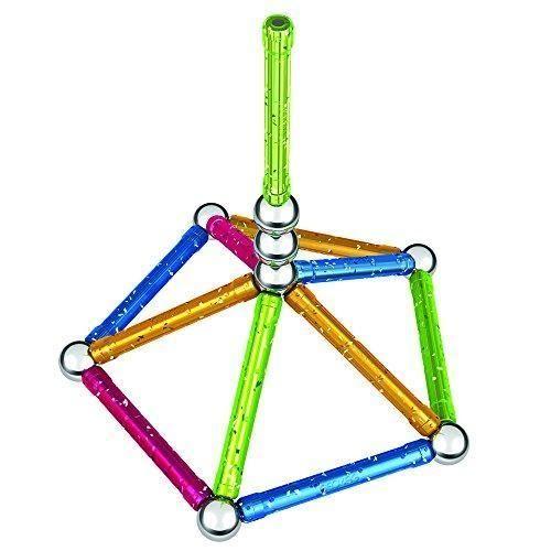 Jeu de Construction magnétique Geomag Color Classic Glitter GM201 - 30 Pièces