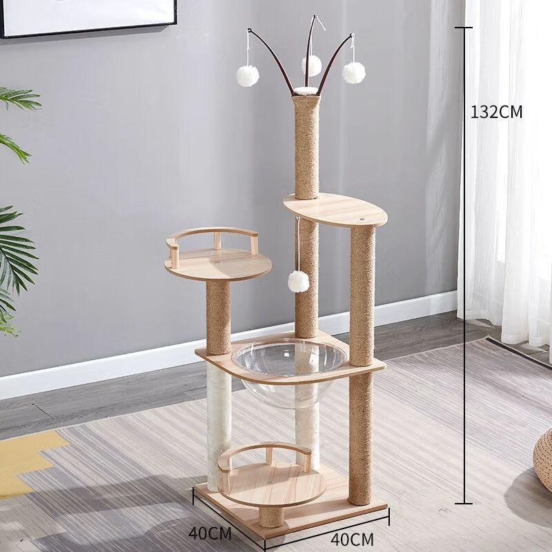 Cat Tree Condo with Space Capsule