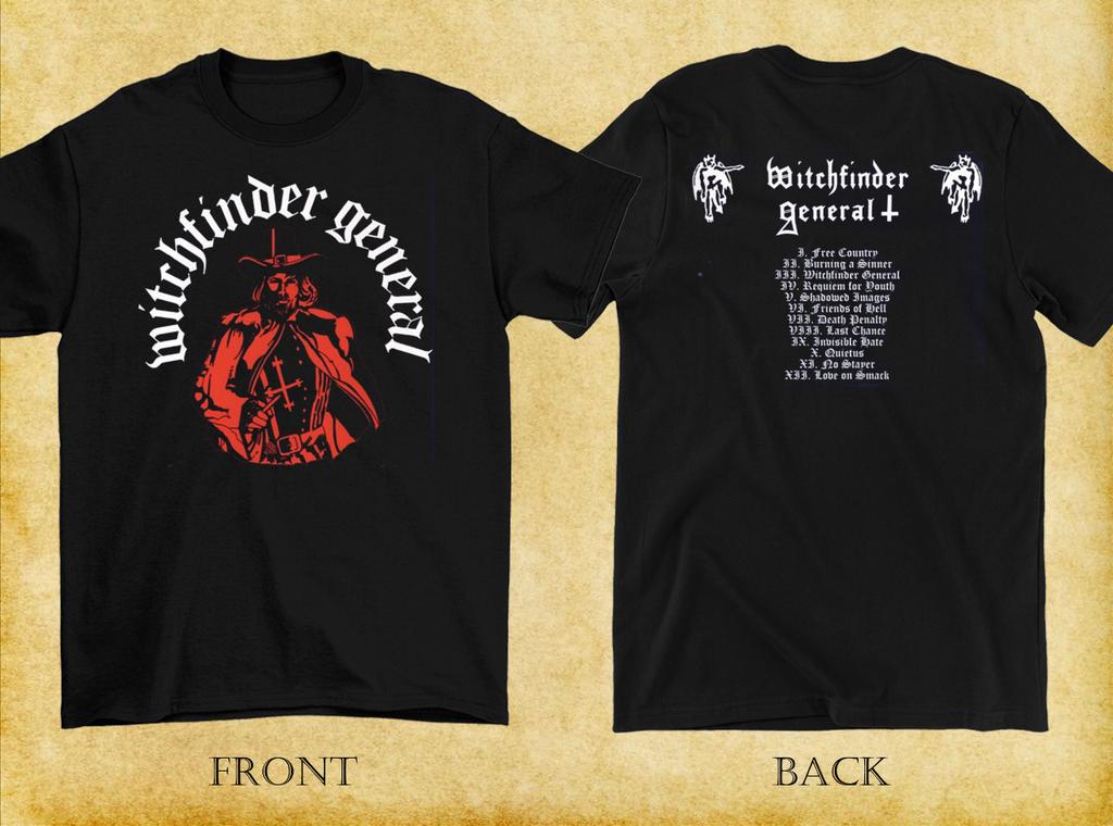 2 Sides Witchfinder General Band Full Album Shirt Black Unisex S-5XL ND1960