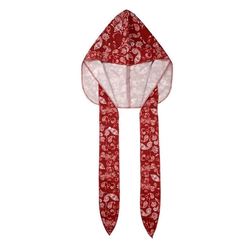 Unisex Turban Head Scarf Headwear Square Hair Scarves for Camping Cycling Caps Durag Hair Cover Wrap