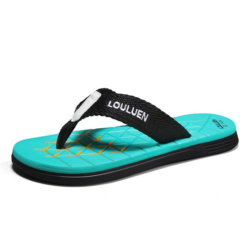 Flip-flops la modă nouă pentru plajă Papuci anti-alunecare plat pentru interior Bărbați Papuci confortabili plat casual pentru bărbați Slides Chanclas Hombre
