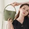 Gewebte Lammfell-Eimer Tasche Handtasche Umhängetasche High-End Pendler Single-Shoulder Damen Tasche