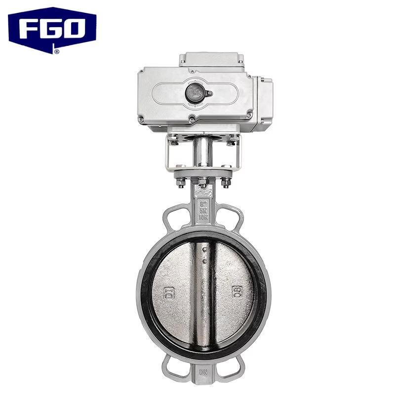 FGO Electric Wafer Butterfly Valve