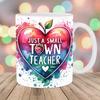 The Best Teachers Teachers' Day Ceramic Coffee Mug Sub-Book Water Cup Book Apple Pencil Gift