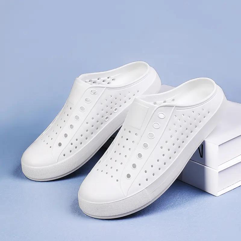 Men's & Women's Semi-slippers Waterproof and Breathable One-pedal Casual Shoes Summer Sandals Light Men's Flat Shoes Outdoor.