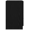 Bathroom Cabinet with Door Black Oak Effect 40 x 37 x 59 cm