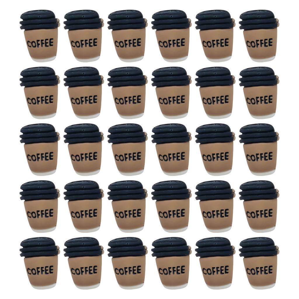 Coffee Cup Shaped Corkboard Push Pin Set Craft from Sturdy Resin Materials Cork for Office and Home Decoration
