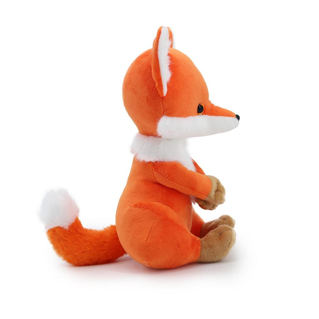 Adorable Orange Plush Fox Figurine Toy - Sleep Companion Doll