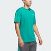 Adidas Soft Comfortable Breathable Skin-Friendly Short Sleeve T-Shirt Men Tops Honor-Green White JN7111