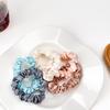 Korean Pleated Satin Hair Ring - Fashionable Elastic Headband for Ponytails