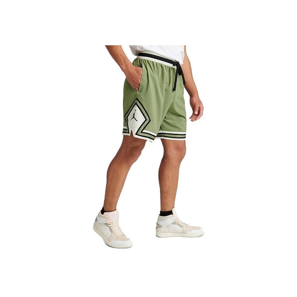 Jordan Dri-FIT Sport Pieced Contrast Strap Athletic Shorts Herren Unterteile Olivgrün FB7580-340