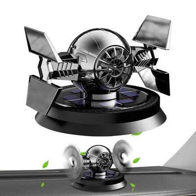 Car Interior Decoration Solar Powered Mecha Rotating Perfume Diffuser Decoration Car Mecha Rotating Perfume Freshener