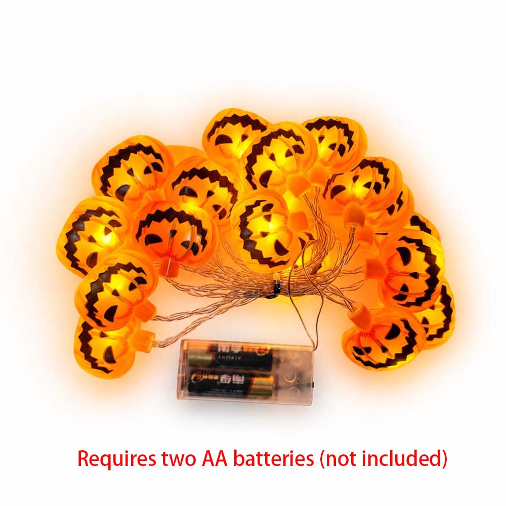 1.5M 3M Halloween Decor LED String Lights with Pumpkin Ghost