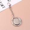 Simple Round Metal Folding Bag Hook Holder Portable Handbag Hooks Keychain Table Side Hangers Multipurpose Non-Slip Hook