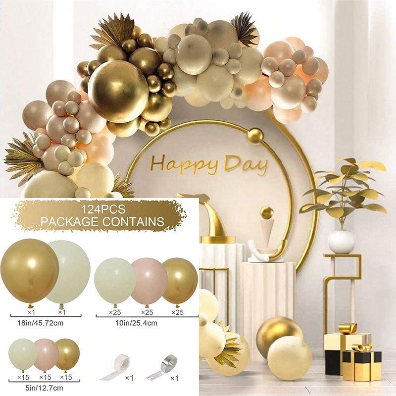Cross-border Wedding Balloon Set: Chain & Wall Decor for Birthdays & Events
