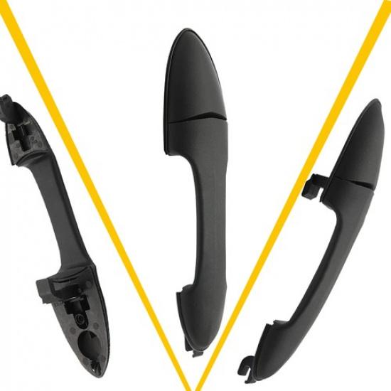 2PCS Front Rear Outside Door Handle For Ford 2000-2007 Focus