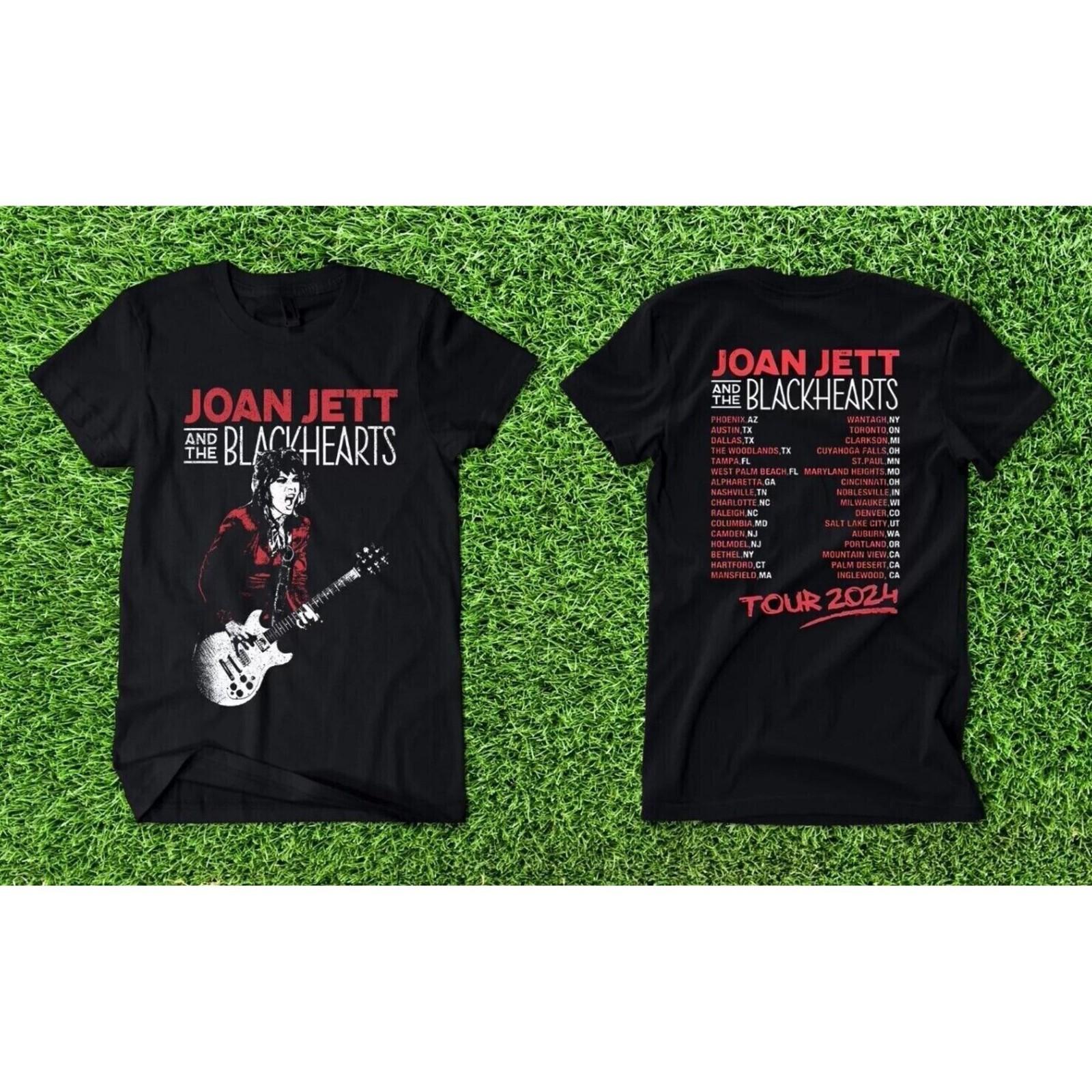 t shirt joan jett and the blackhearts tour 2024 S