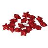STYROFOAM STARS WITH GLITTER 2.5 RED