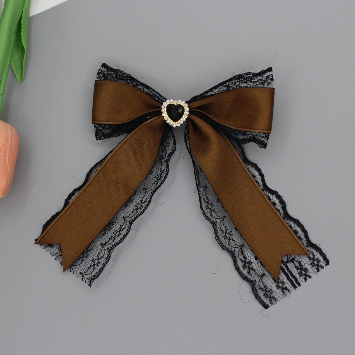 Lace Cotton Bow Hair Clip - French High-End Women s Bestseller Accessory Other