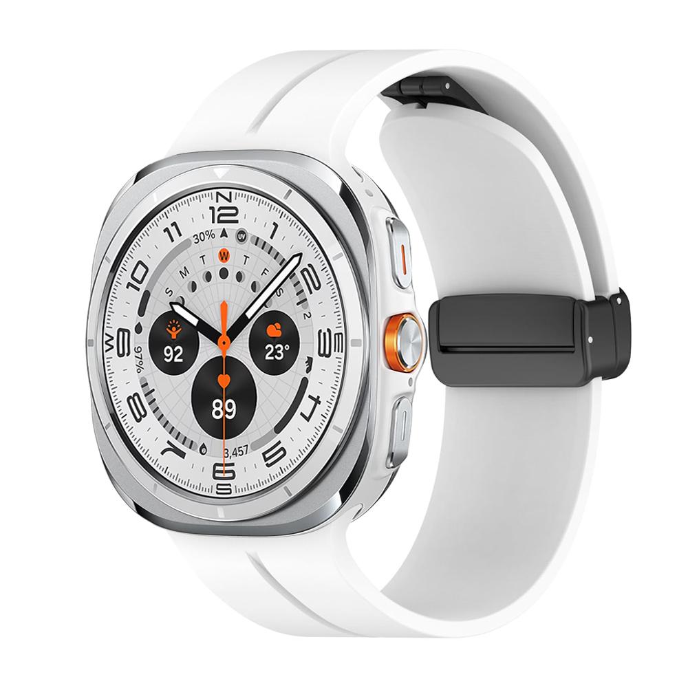 Magnetic Band for Samsung Galaxy Watch Ultra 2 Strap 47mm Sport Silicone Bracelet Correa Galaxy Watch 9 8 8 Classic 40mm 44mm