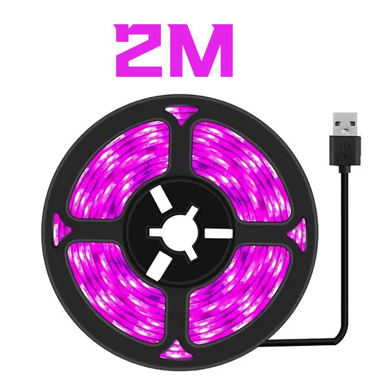 5V USB Led Full Spectrum Plant Grow Light Strip 1m/2m/3m Strip for Flower Seedling Grow Greenhouse Hydroponic Plants Lighting
