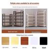 Adjustable Multi-Layer Cosmetic Display Shelf and Storage Rack