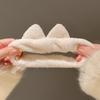 Cute Cat Ear Plush Hair Ties Women's Girl Elastic Hair Bands Korean Style Big Intestine Ring Head Flowers Hair Bands