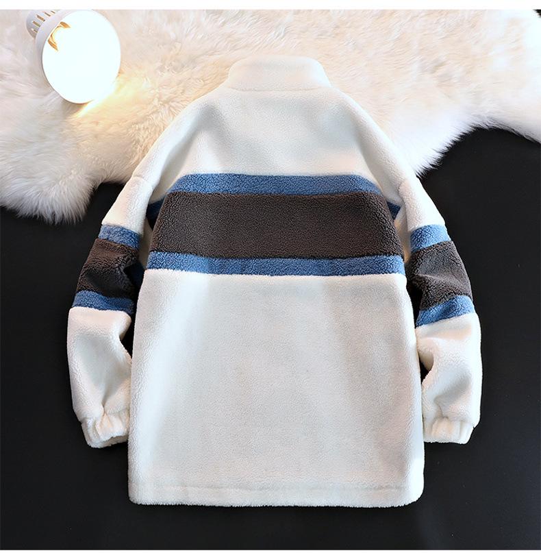Men's 2025 Lambswool Coat: Thickened Autumn/Winter Fleece Jacket
