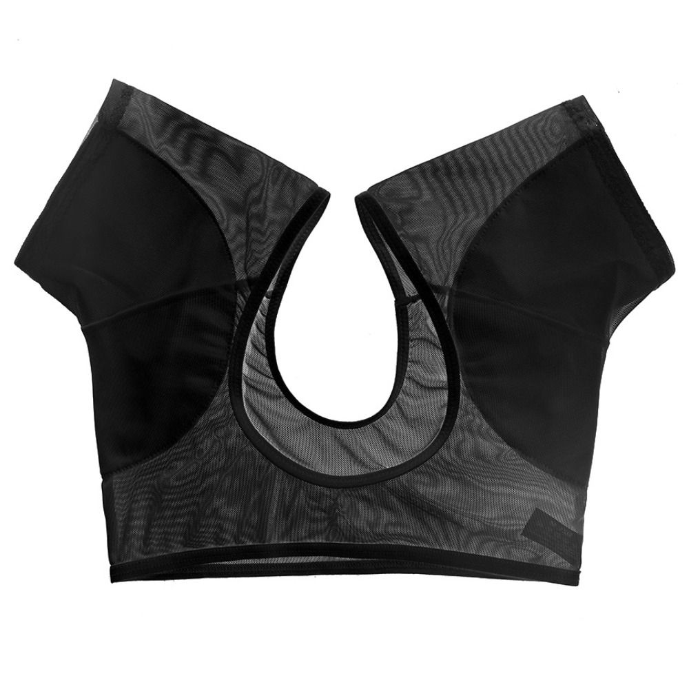 Washable T-shirt Shape Sweat Pads Reusable Breathable Armpit Care Pads Anti-slip Ultra-thin Underarm Sweat Pads Women Use