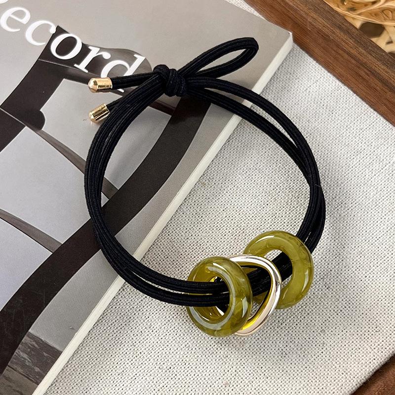 

Новая Ретро Повязка на голову в виде круга для Женщин Девушек Темперамент Веревка для волос Завязка Резинка для хвостика Женская Мода Аксессуары для волос Подарок