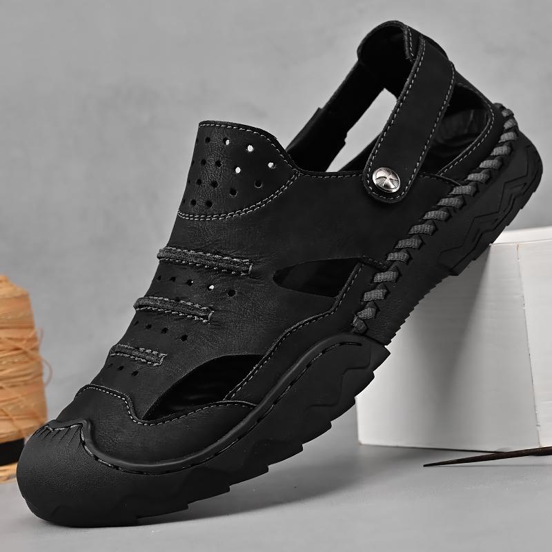 Pánské sandály kožené plážové sandály léto