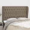 VidaXL Headboard with Ears Taupe 147x23x118-128 Cm Fabric3118294