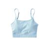 Spicy Girl Yoga Tank: Women's Fitness Sports Bra with Gathered Back - Versatile Camisole for Running, Yoga, and Outerwear.